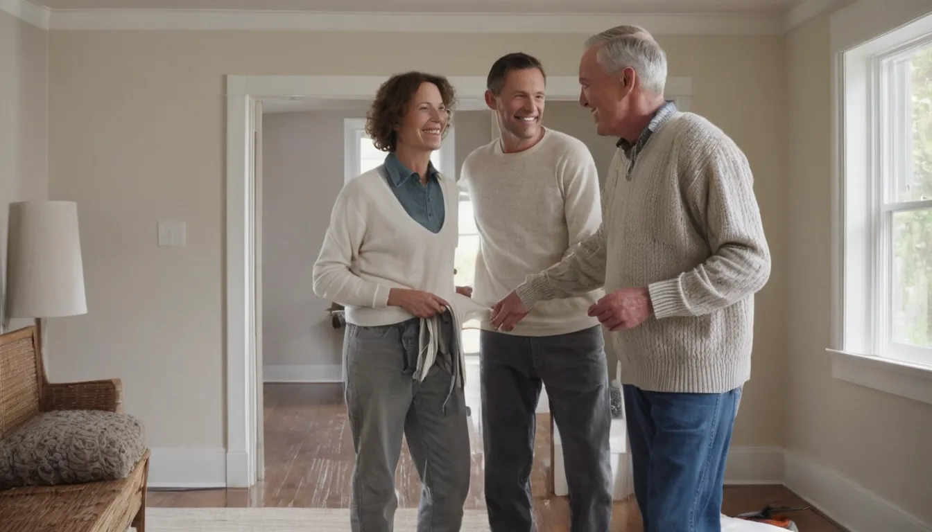 A homeowner and a local provider checking a new window in a Gary home